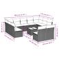 Preview: 12-tlg. Garten-Sofagarnitur mit Kissen Braun Poly Rattan