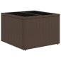 Preview: 10-tlg. Garten-Sofagarnitur mit Kissen Braun Poly Rattan