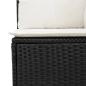Preview: 10-tlg. Garten-Sofagarnitur mit Kissen Braun Poly Rattan