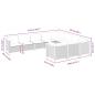 Preview: 10-tlg. Garten-Sofagarnitur mit Kissen Beige Poly Rattan