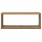 Preview: Wandregale 4 Stk. Artisan-Eiche 60x15x23 cm Holzwerkstoff