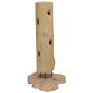 Preview: Weinständer für 8 Flaschen 40x30x80 cm Massivholz Teak