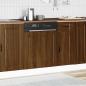 Preview: Geschirrsp?lerblende Porto Braun Eichen-Optik 60x1,5x57 cm
