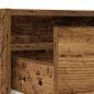 Preview: TV-Schrank mit LED-Leuchten Altholz-Optik 100x35,5x25 cm