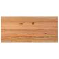 Preview: Esstisch Hellbraun 180x90x74 cm Massivholz Eiche Rechteckig