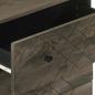 Preview: 3-tlg. Sideboards Schwarz 60x33x75 cm Massivholz Mango