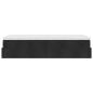 Preview: Ottoman-Bett mit Matratze Schwarz 90x190 cm Stoff