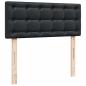 Preview: Ottoman-Bett mit Matratze Schwarz 120x200 cm Kunstleder