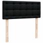 Preview: Ottoman-Bett mit Matratze Schwarz 120x200 cm Stoff
