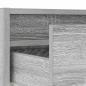 Preview: TV-Schrank mit LED-Leuchten Grau Sonoma 100x35,5x25 cm