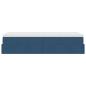 Preview: Ottoman-Bett mit Matratze Blau 90x190 cm Stoff