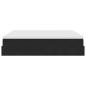 Preview: Ottoman-Bett mit Matratzen Schwarz 160x200 cm Samt