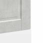 Preview: Geschirrspülerblende Porto Betongrau 60x1,5x67 cm Holzwerkstoff