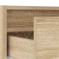 Preview: TV-Schrank mit LED-Leuchten Sonoma-Eiche 100x35,5x25 cm