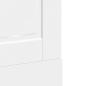 Preview: Geschirrspülerblende Porto Hochglanz-Weiß 60x1,5x67 cm
