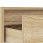 Preview: TV-Schrank mit LED-Leuchten Sonoma-Eiche 75x35,5x25 cm