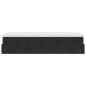 Preview: Ottoman-Bett mit Matratze Schwarz 100x200 cm Stoff