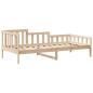 Preview: Tagesbett mit Dach 90x200 cm Massivholz Kiefer