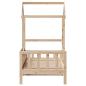 Preview: Tagesbett mit Dach 90x200 cm Massivholz Kiefer