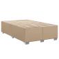 Preview: Boxspringbett mit Matratze Cappuccino-Braun 80x200cm Kunstleder
