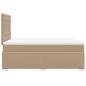 Preview: Boxspringbett mit Matratze Cappuccino-Braun 80x200cm Kunstleder