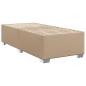 Preview: Boxspringbett Matratze Cappuccino-Braun 100x200cm Kunstleder