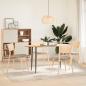 Preview: Tischplatte 140x60x2 cm Massivholz Eiche Oval