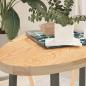 Preview: ARDEBO.de - Tischplatte 100x50x4 cm Massivholz Eiche Oval