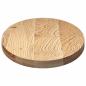 Preview: Tischplatte 100x50x4 cm Massivholz Eiche Oval