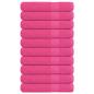 Preview: ARDEBO.de - Handtücher 10 Stk. Rosa 100x200 cm 360 g/m² 100% Baumwolle