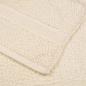 Preview: Seiftücher 10 Stk. Creme 30x30 cm 360 g/m² 100% Baumwolle