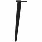 Preview: Couchtischbeine Konische Form 4 Stk. Schwarz 30-31 cm Stahl