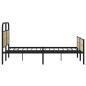 Preview: Bettgestell ohne Matratze 140x200 cm Sonoma-Eiche Holzwerkstoff