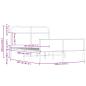 Preview: Bettgestell ohne Matratze 140x200 cm Sonoma-Eiche Holzwerkstoff