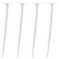 Preview: ARDEBO.de - Couchtischbeine Konische Form 4 Stk. Weiß 72-73 cm Stahl