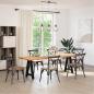 Preview: Couchtischbeine A-Form 2 Stk. Schwarz 50x(72-73) cm Stahl