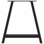 Preview: Couchtischbeine A-Form 2 Stk. Schwarz 70x(72-73) cm Stahl