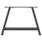 Preview: Couchtischbeine A-Form 2 Stk. Anthrazit 60x(42-43) cm Stahl