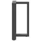 Preview: Esstischbeine T-Form 2 Stk. Anthrazit 60x35x(72-73) cm Stahl