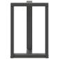 Preview: Esstischbeine T-Form 2 Stk. Anthrazit 60x35x(72-73) cm Stahl