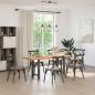 Preview: Couchtischbeine Anthrazit 2 Stk. 60x(72-73) cm Stahl