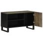 Preview: TV-Schrank 80x33x46 cm Massivholz Mango
