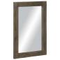 Preview: ARDEBO.de - Badspiegel Grau 50x3x70 cm Massivholz Mango