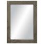 Preview: Badspiegel Grau 50x3x70 cm Massivholz Mango