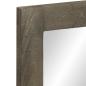 Preview: Badspiegel Grau 50x3x70 cm Massivholz Mango