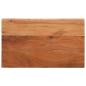 Preview: ARDEBO.de - Tischplatte 50x20x2,5 cm Rechteckig Massivholz Akazie