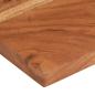 Preview: Tischplatte 50x20x2,5 cm Rechteckig Massivholz Akazie