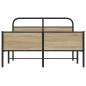 Preview: Bettgestell ohne Matratze 120x200 cm Sonoma-Eiche Holzwerkstoff