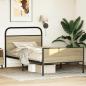 Preview: Bettgestell ohne Matratze 100x190 cm Sonoma-Eiche Holzwerkstoff