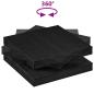 Preview: Couchtisch 360-Grad Drehbar Schwarz Eichen-Optik 90x90x34,5 cm